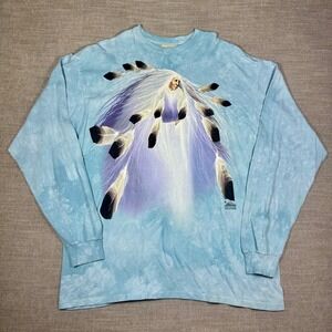 The Mountain Frank Howell Spirit of‎ the Wind Tie Dye Shirt XXL Vintage 90s